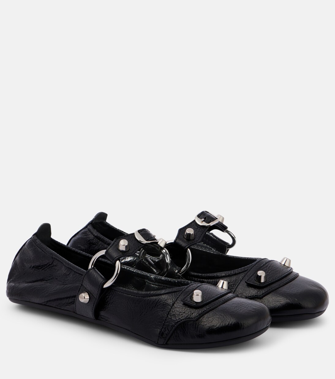Mary-Jane-Ballerinas Le City aus Leder | Balenciaga