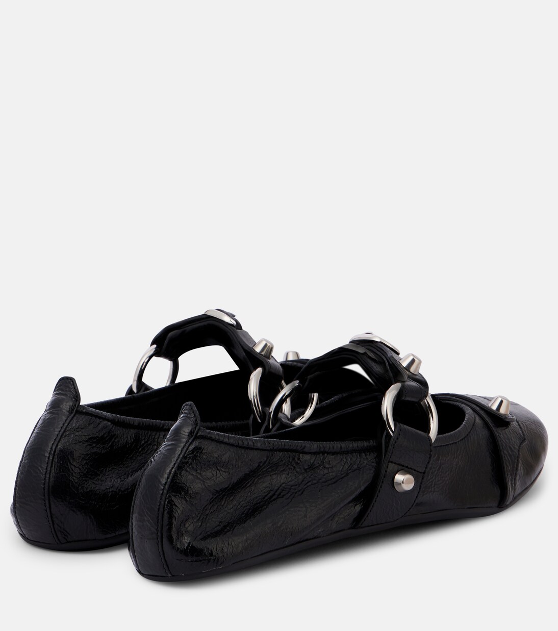 Mary-Jane-Ballerinas Le City aus Leder | Balenciaga