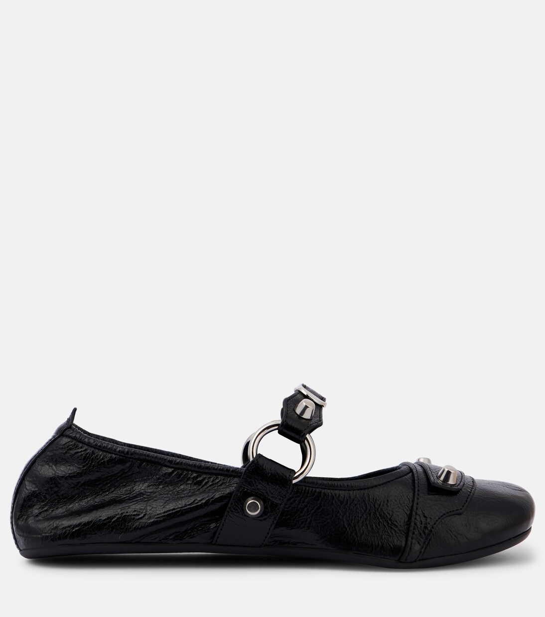 Mary-Jane-Ballerinas Le City aus Leder | Balenciaga
