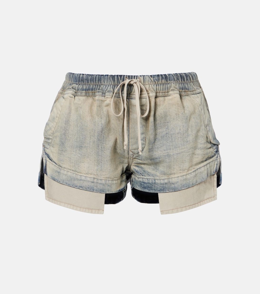 Faded denim shorts | Rick Owens