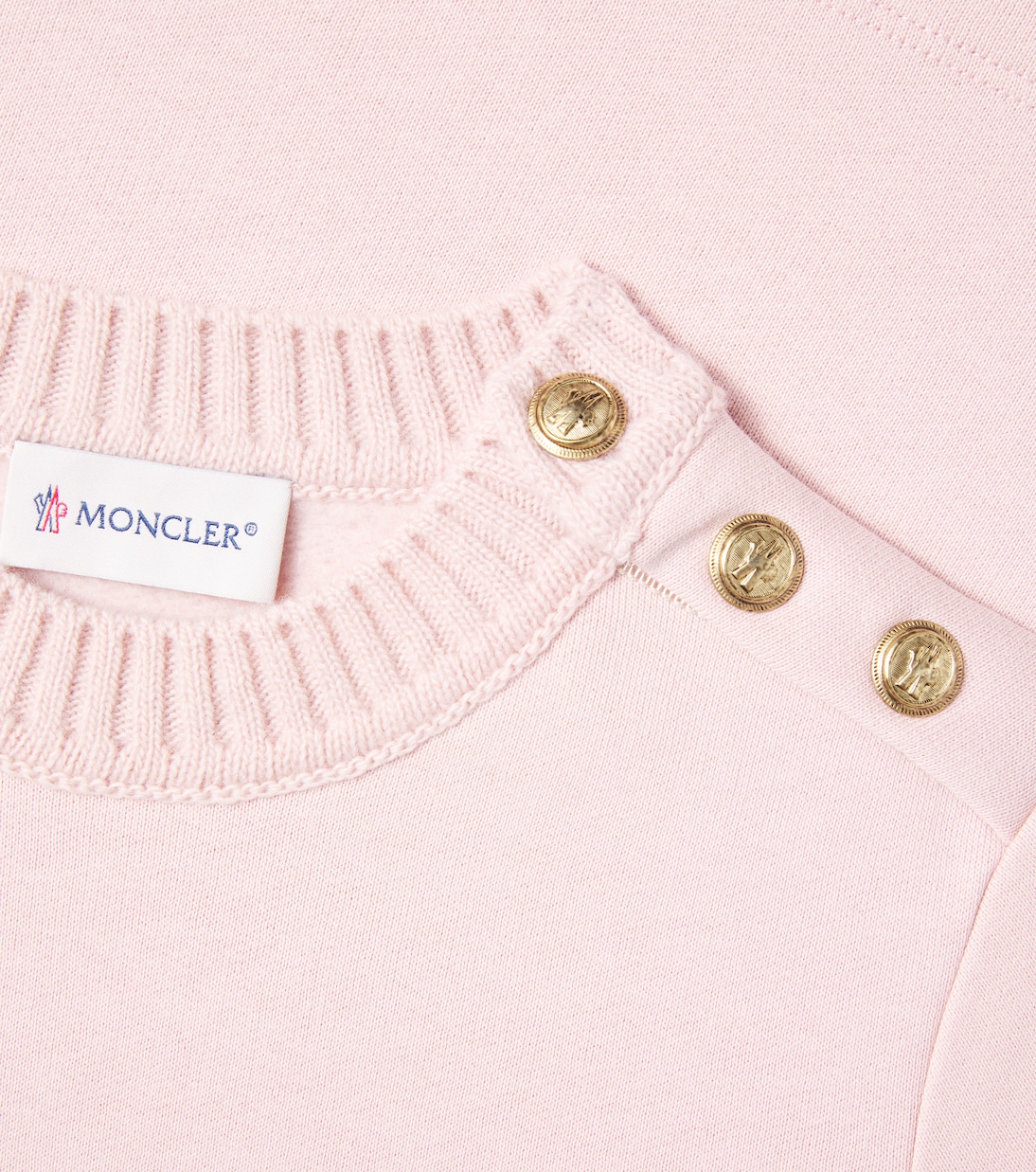 Embellished cotton dress | Moncler Enfant
