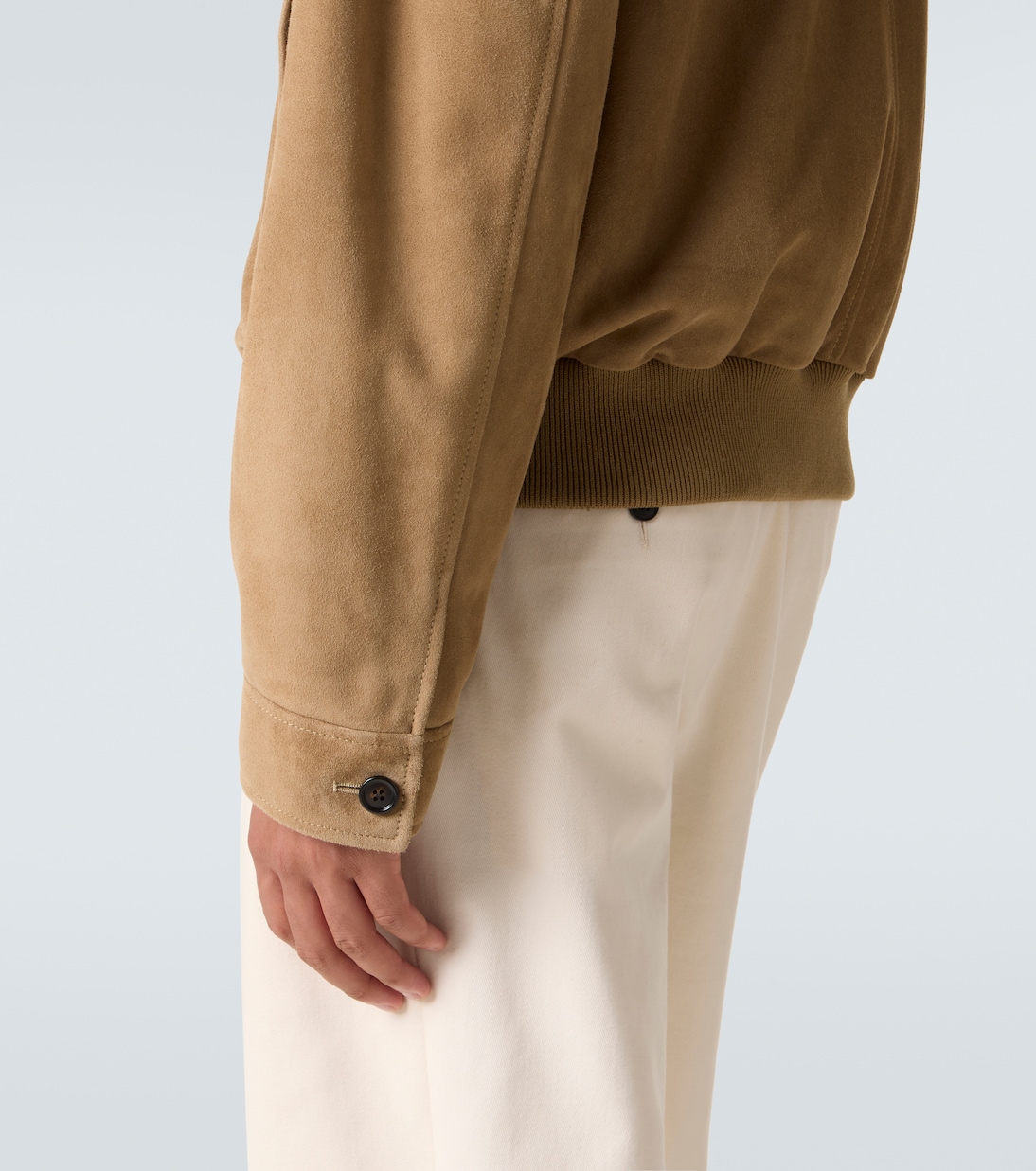 Bomberjacke aus Veloursleder | Dolce&Gabbana