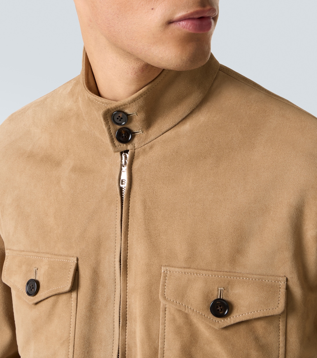 Bomberjacke aus Veloursleder | Dolce&Gabbana