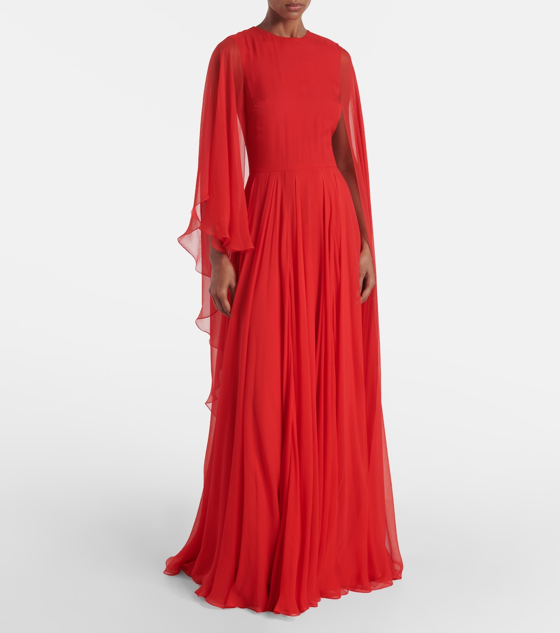Robe aus Seidenchiffon | Givenchy