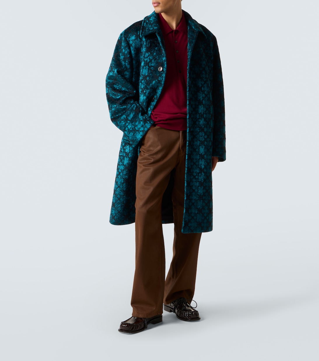 Checked coat | Dries Van Noten