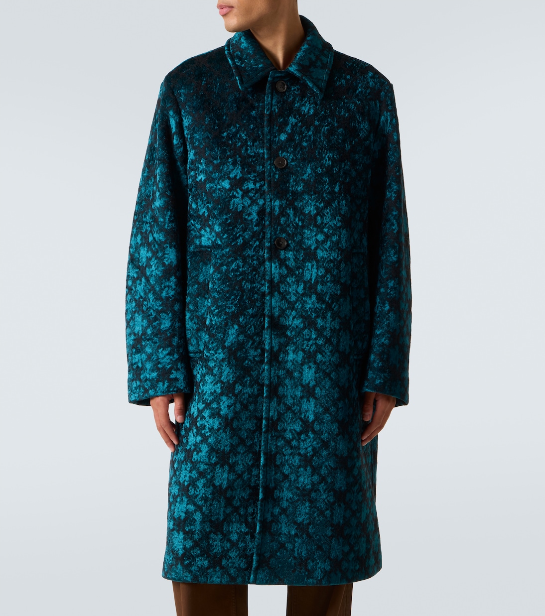 Checked coat | Dries Van Noten