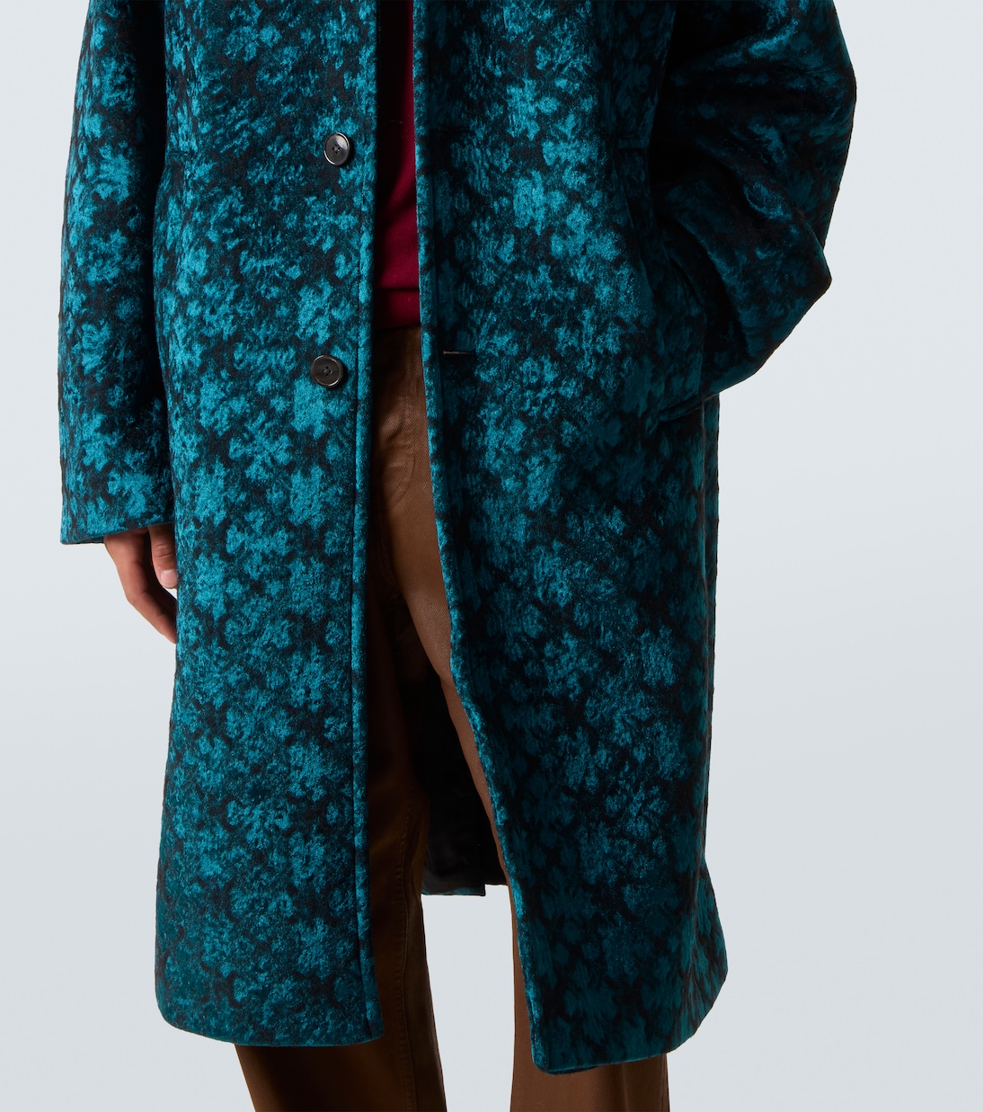 Checked coat | Dries Van Noten