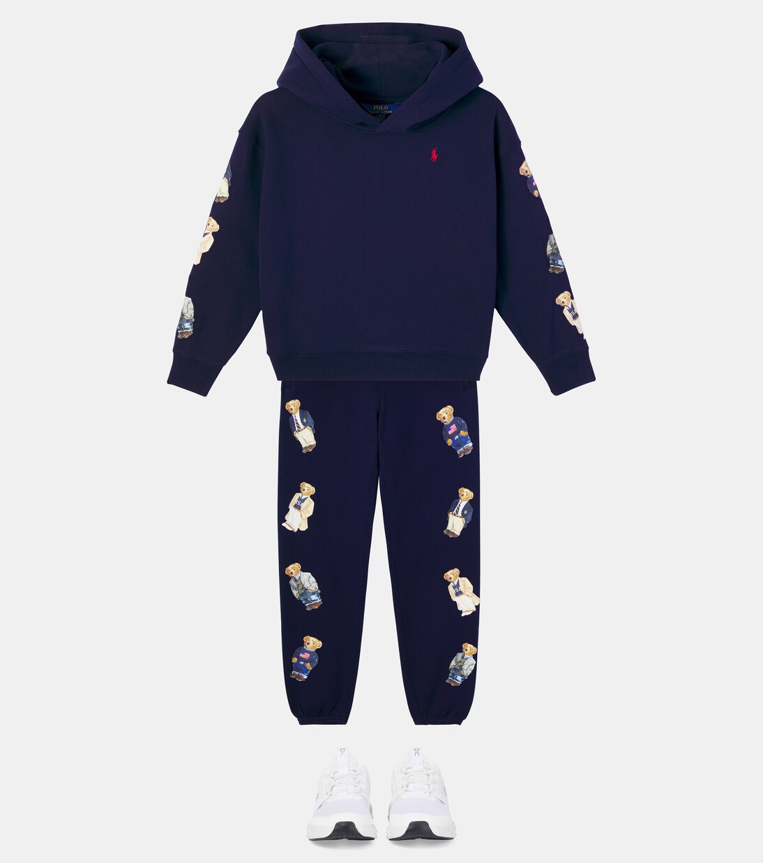 Polo Bear cotton-blend fleece hoodie | Polo Ralph Lauren Kids