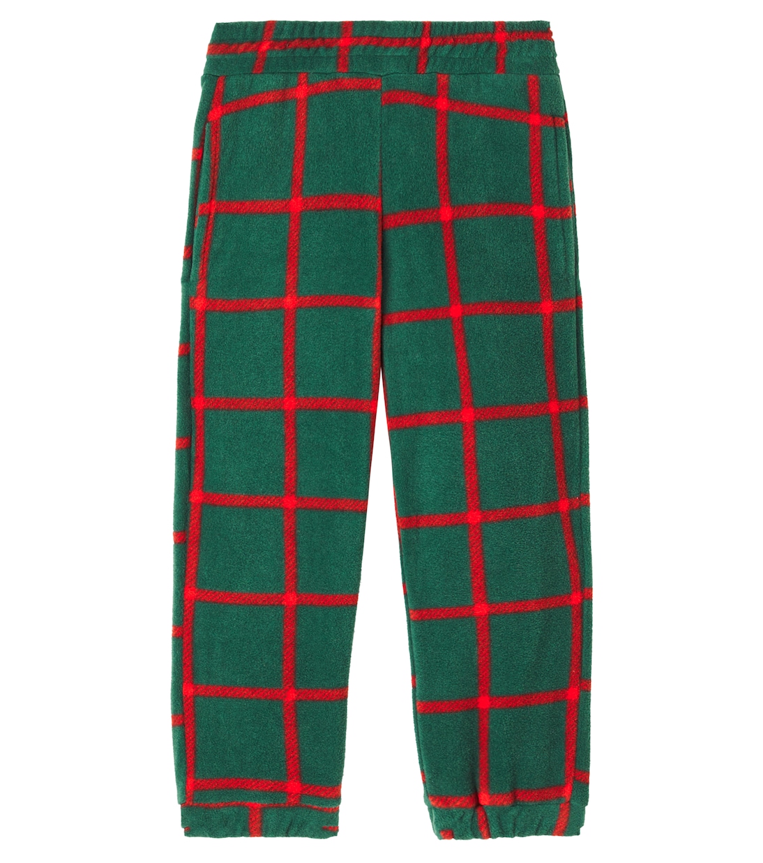 Checked fleece sweatpants | Mini Rodini