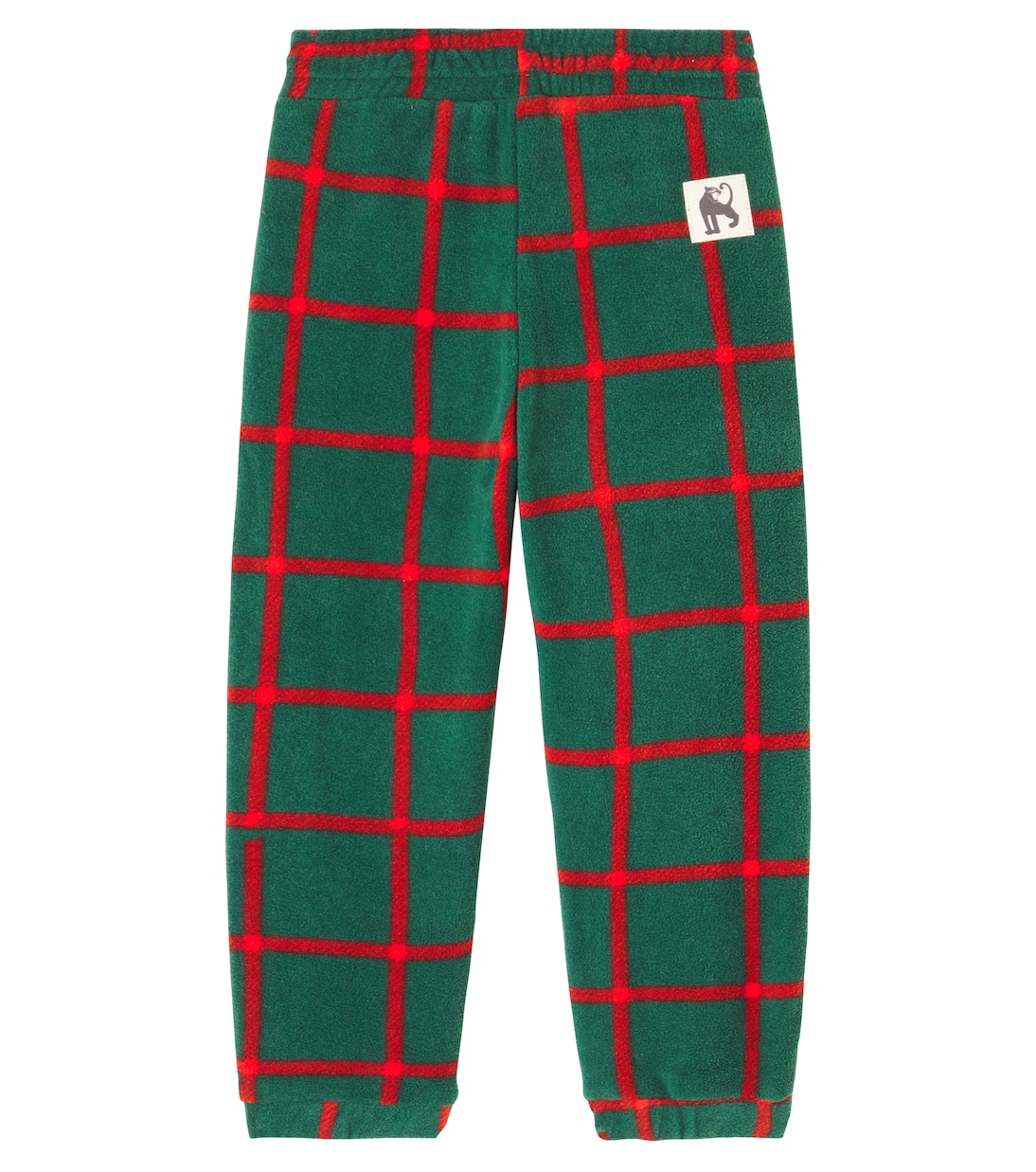 Checked fleece sweatpants | Mini Rodini