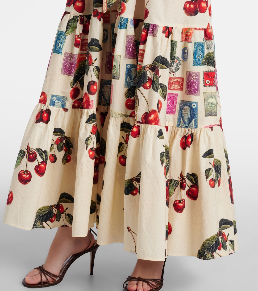 Robe chemise Notes From The Road imprimée en coton | Camilla