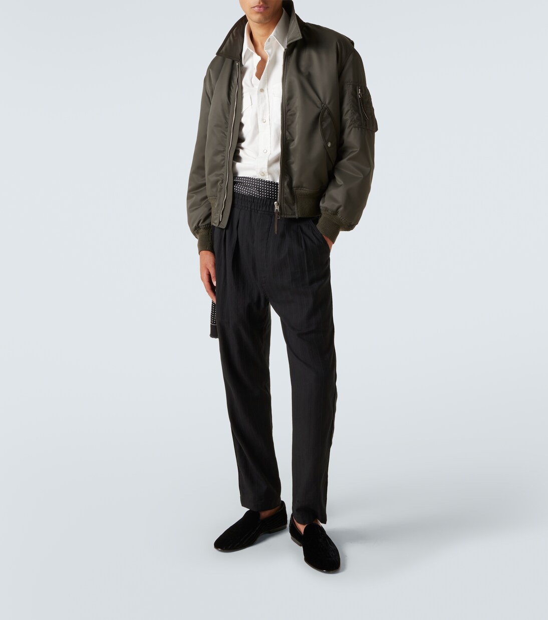 Satin bomber jacket | Tom Ford