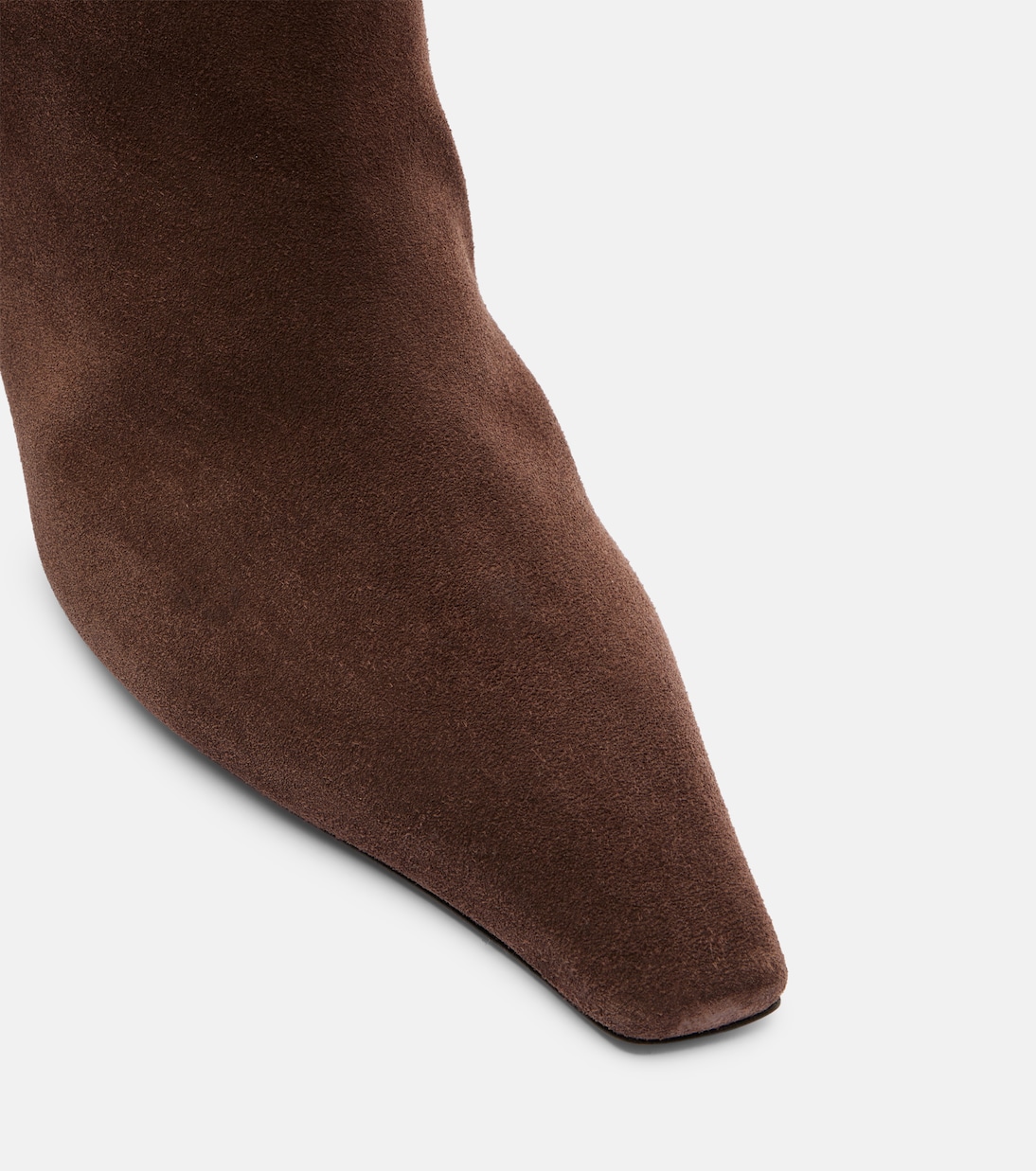 Jamie 25 suede ankle boots | Amina Muaddi