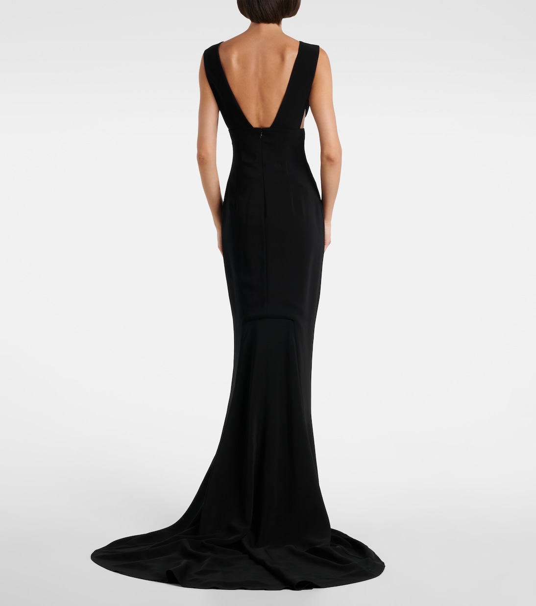 Abito lungo in crêpe di jersey | Stella McCartney