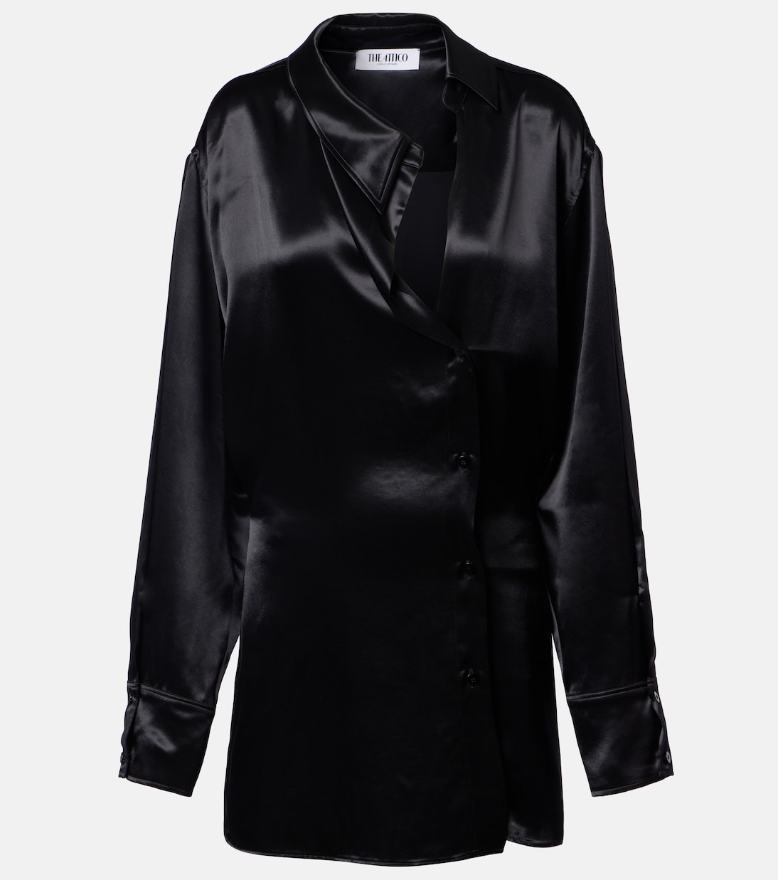 Satin shirt dress | The Attico