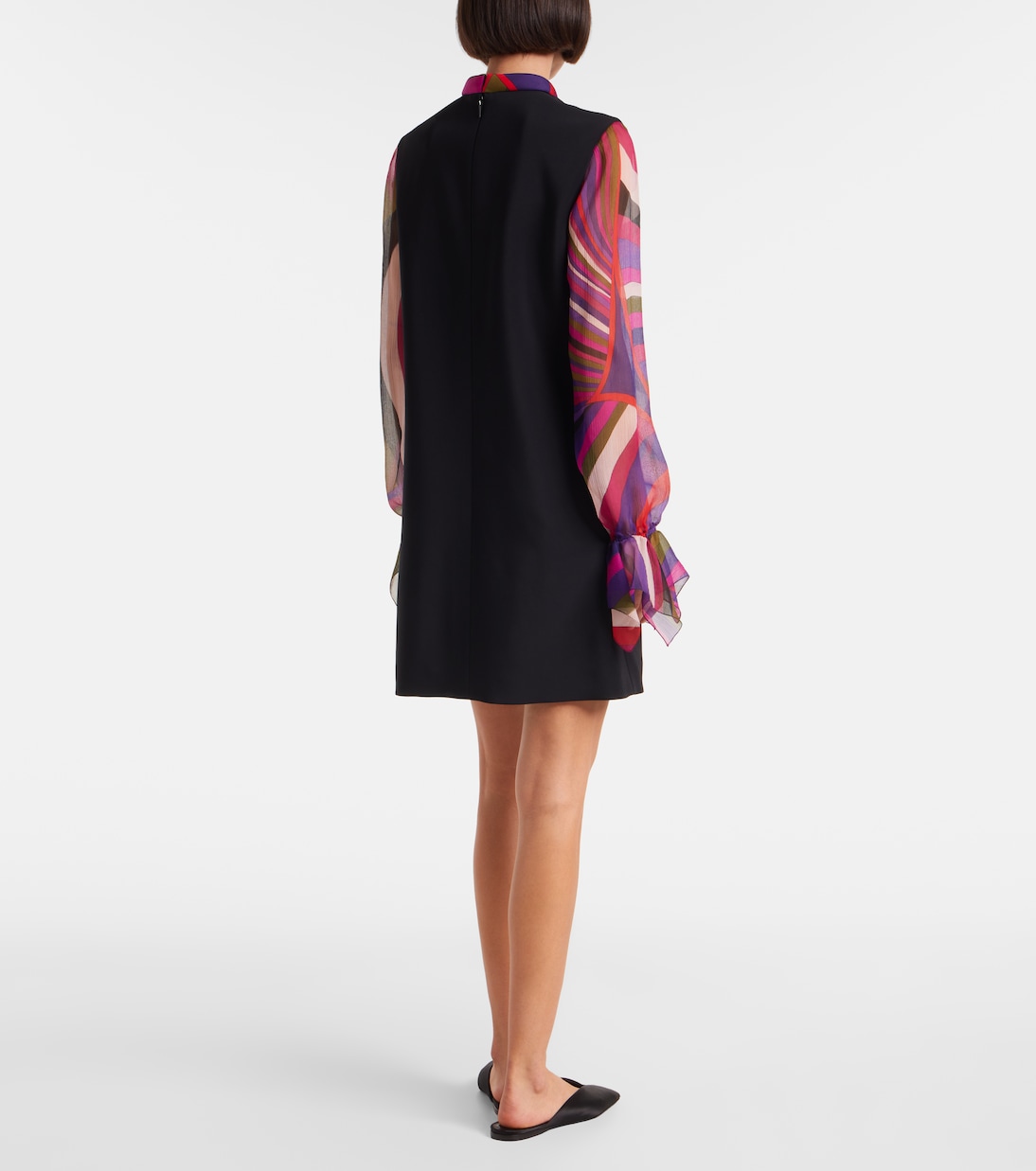 Vestido corto Iride de cady | Pucci