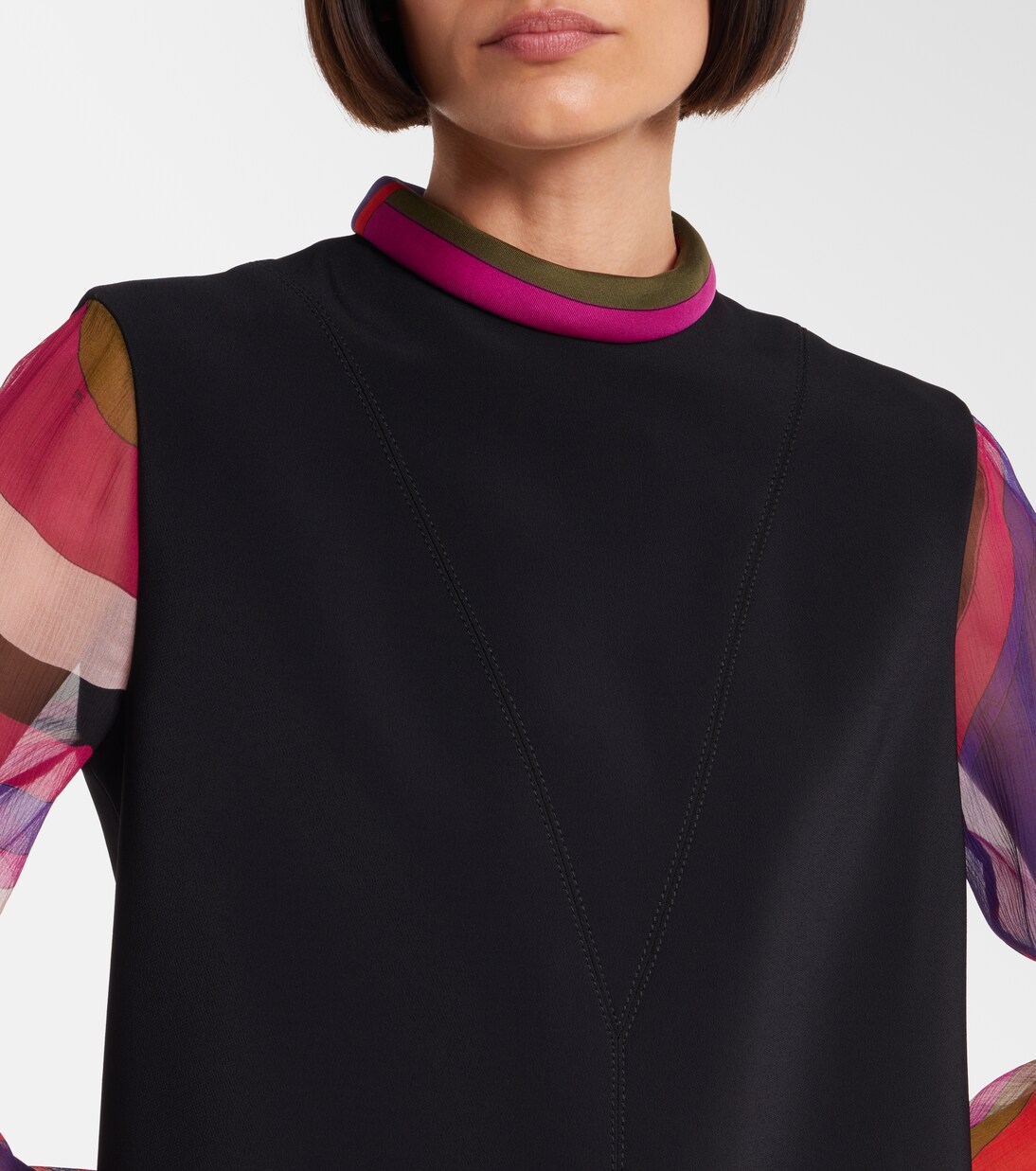 Vestido corto Iride de cady | Pucci