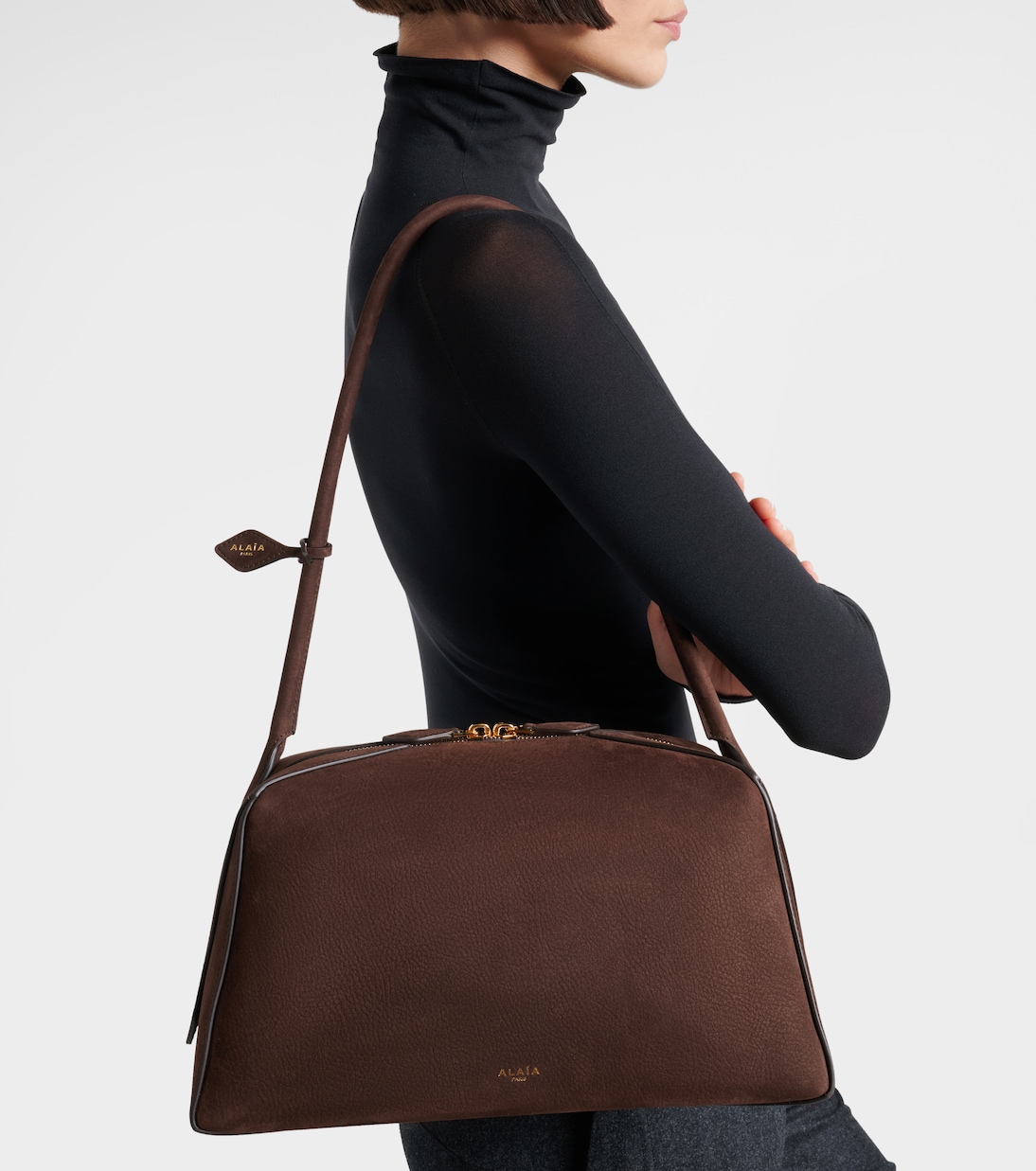 Sac Le Bouledogue Medium en cuir | Alaïa