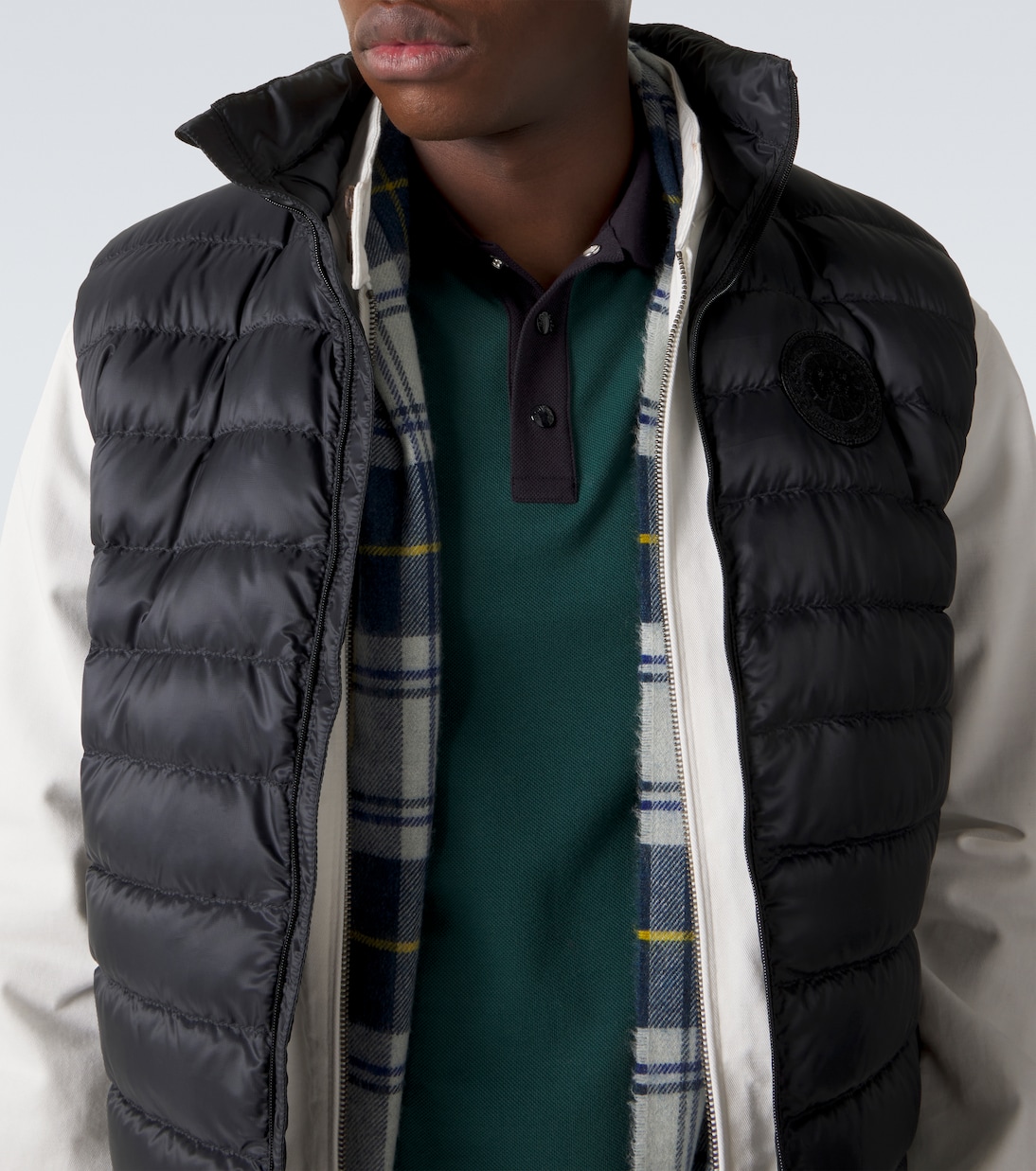 Besticktes Polohemd aus Baumwoll-Piqué | Moncler