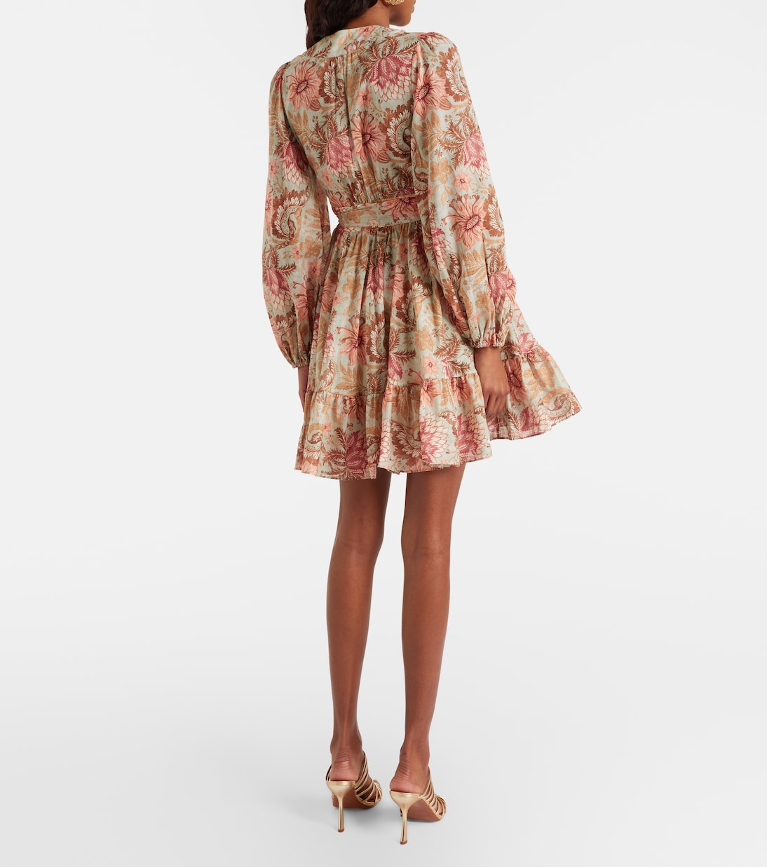 Daylight floral cotton wrap dress | Zimmermann