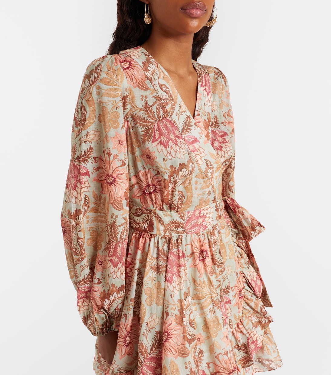 Daylight floral cotton wrap dress | Zimmermann