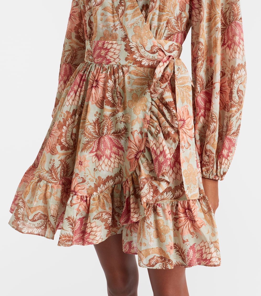 Daylight floral cotton wrap dress | Zimmermann