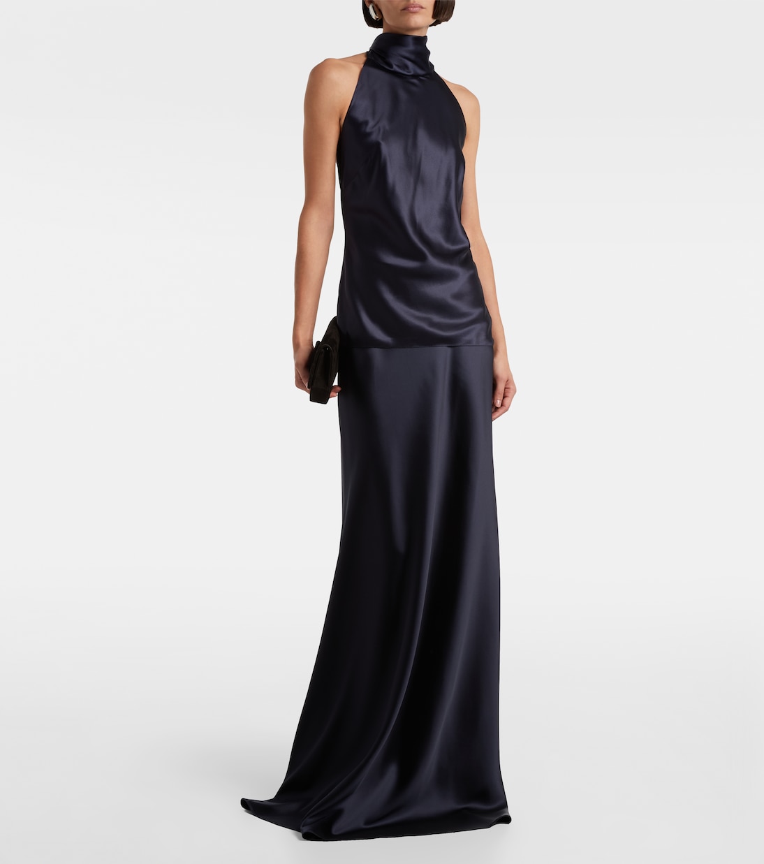 Chilton silk-blend charmeuse top | Ralph Lauren Collection