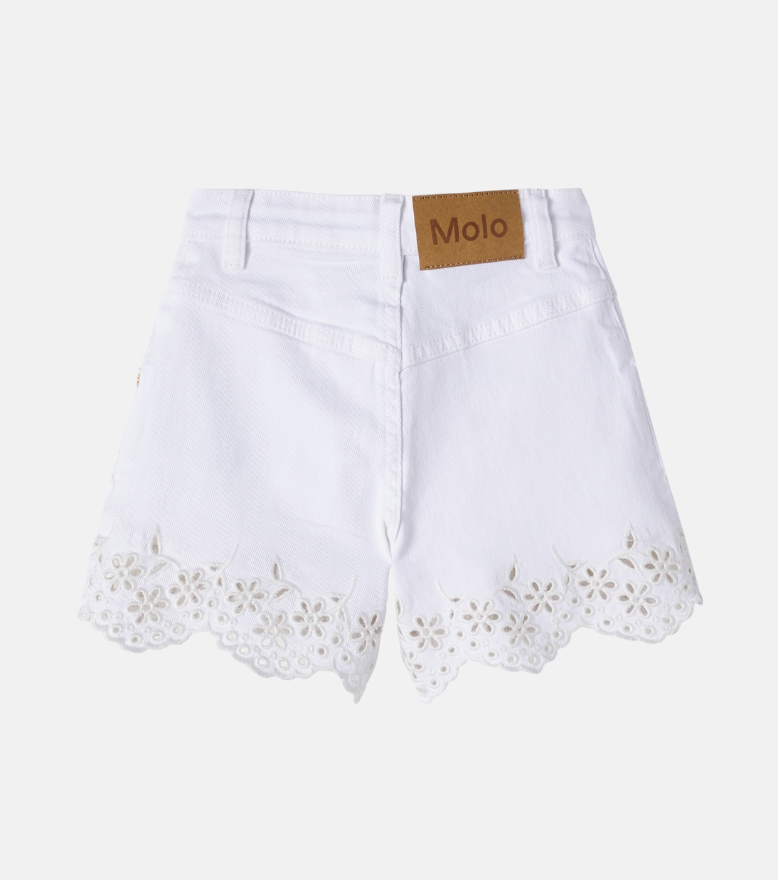 Adalyn broderie anglaise denim shorts  | Molo