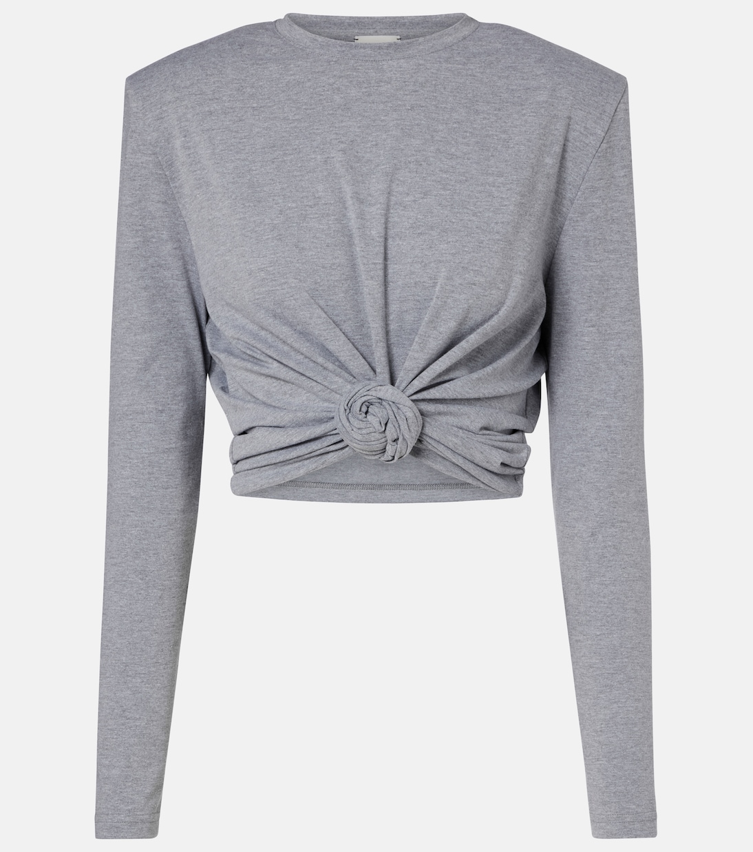 Cropped-Top aus Jersey | Magda Butrym