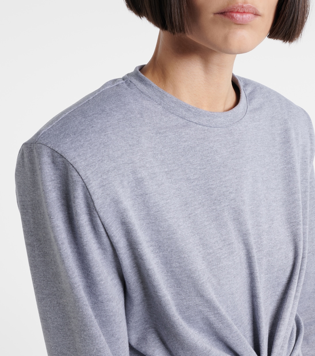 Cropped-Top aus Jersey | Magda Butrym