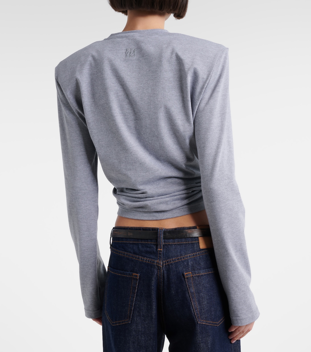 Cropped-Top aus Jersey | Magda Butrym