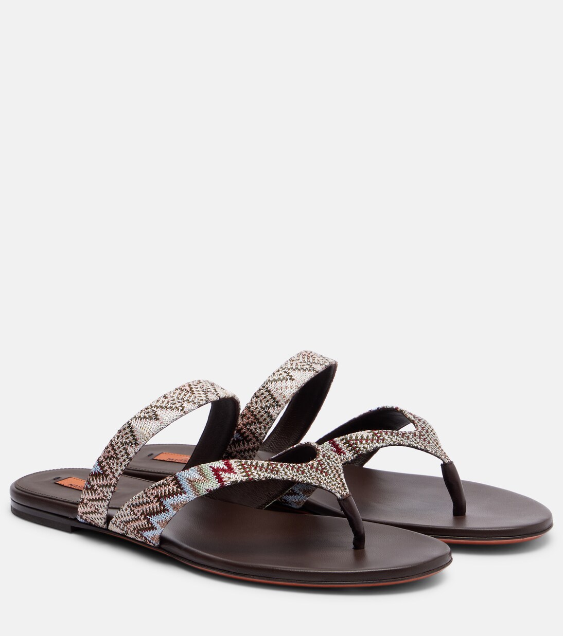 Luise Zigzag thong sandals | Missoni