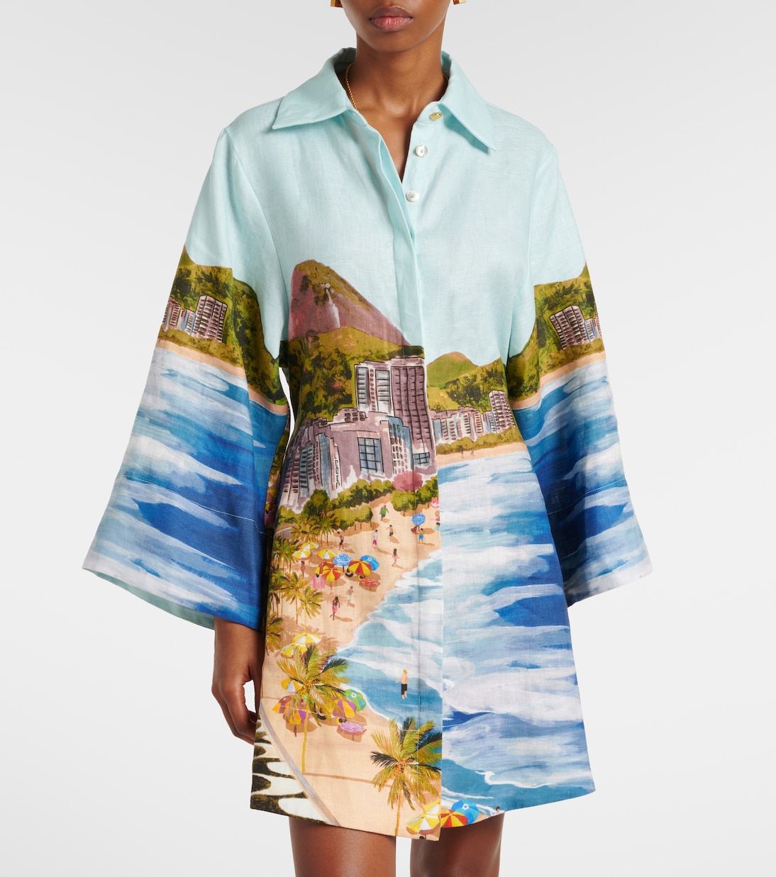 Copacabana linen shirt dress | Farm Rio