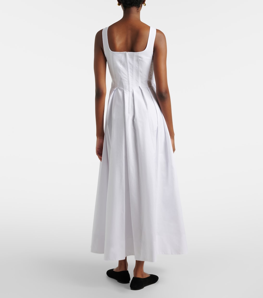 Midikleid Giro aus Baumwoll-Canvas | Sportmax