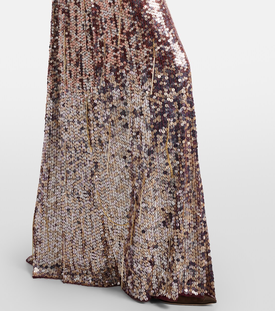 Phara embellished fringed gown | Jenny Packham