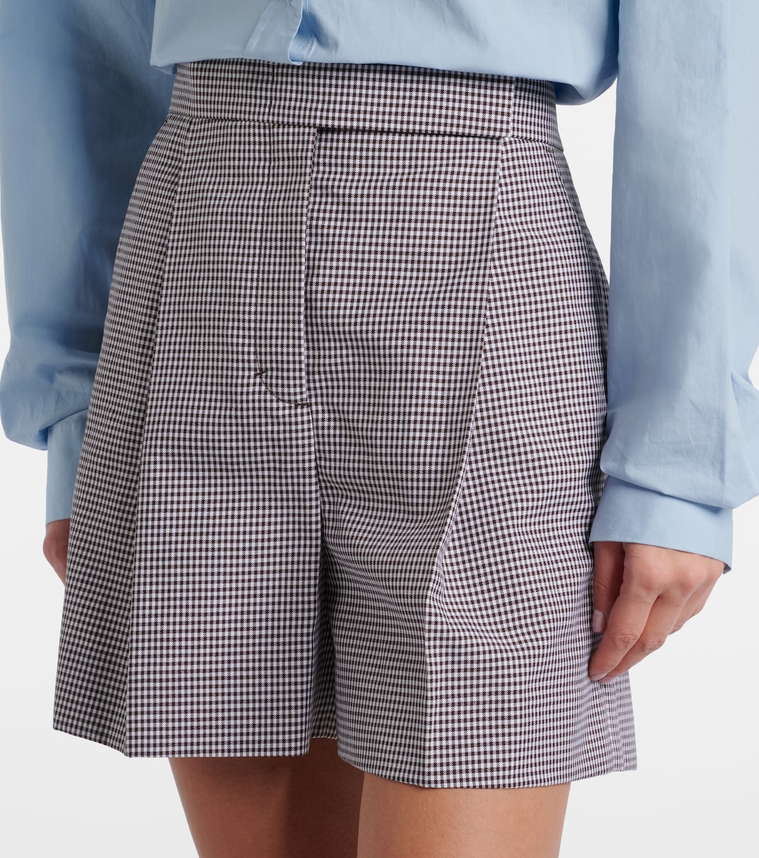 Casual Graphic gingham shorts | Dorothee Schumacher
