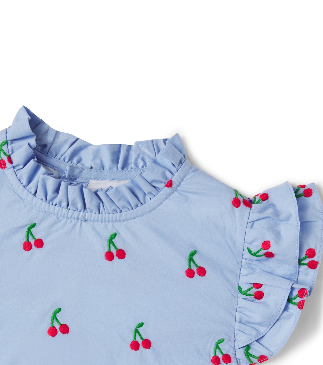 Robe brodée Rita à volants | La Coqueta