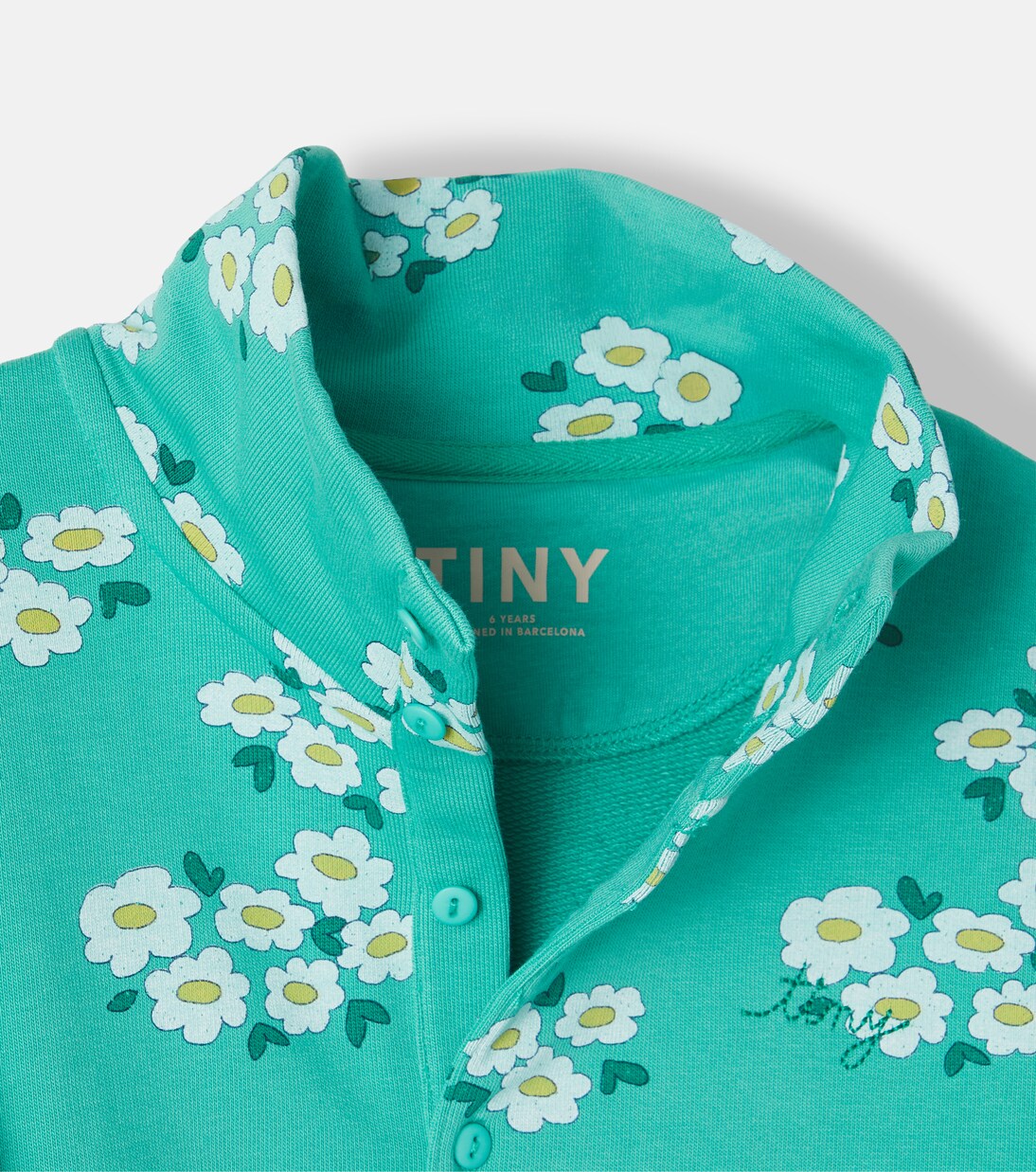 Sweatshirt Blossoms aus Baumwoll-Jersey | Tinycottons