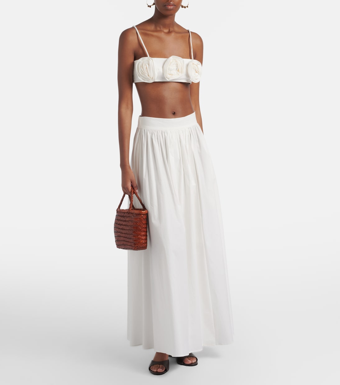 Cotton maxi skirt | Adriana Degreas
