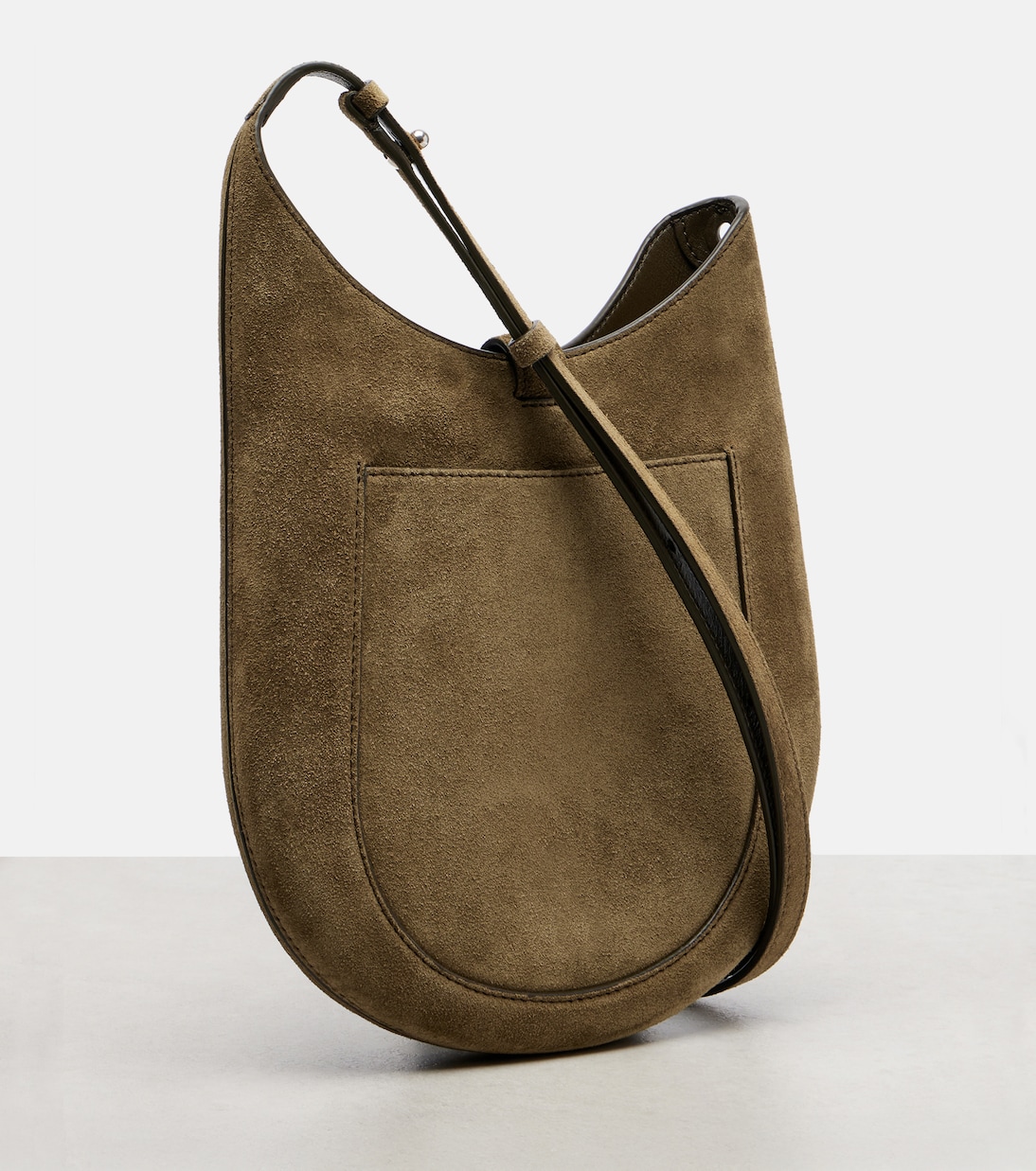 Bean Sling Mini suede shoulder bag | Phoebe Philo