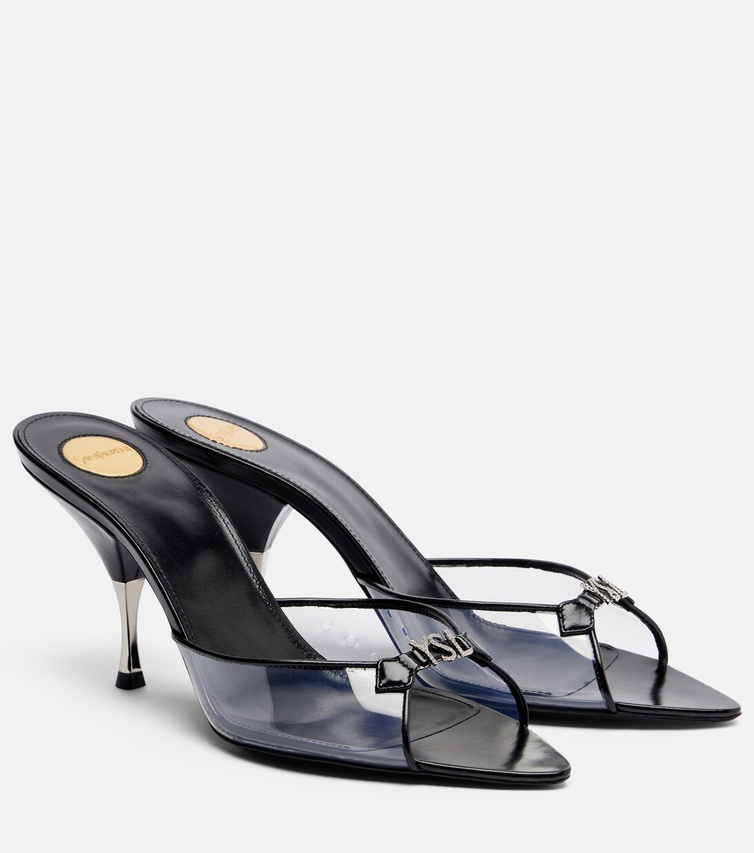 Jerry crystal-embellished mules  | Saint Laurent