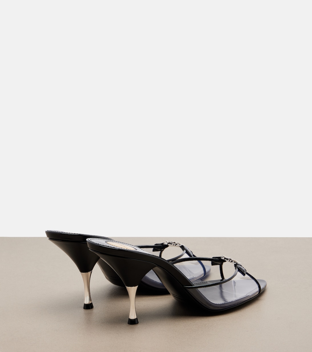 Jerry crystal-embellished mules  | Saint Laurent