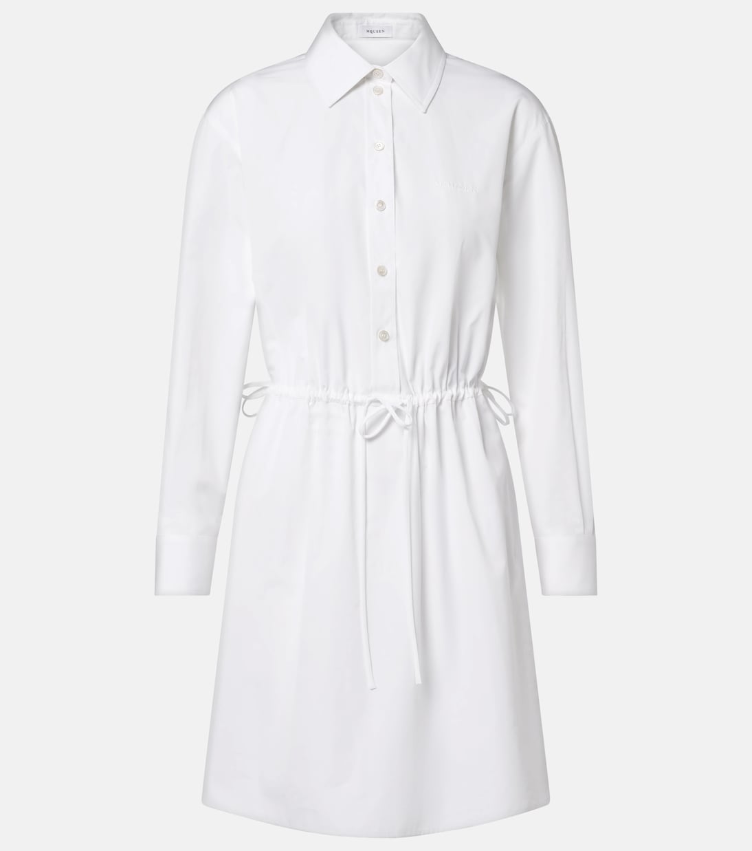 Hemdblusenkleid aus Baumwollpopeline | McQueen