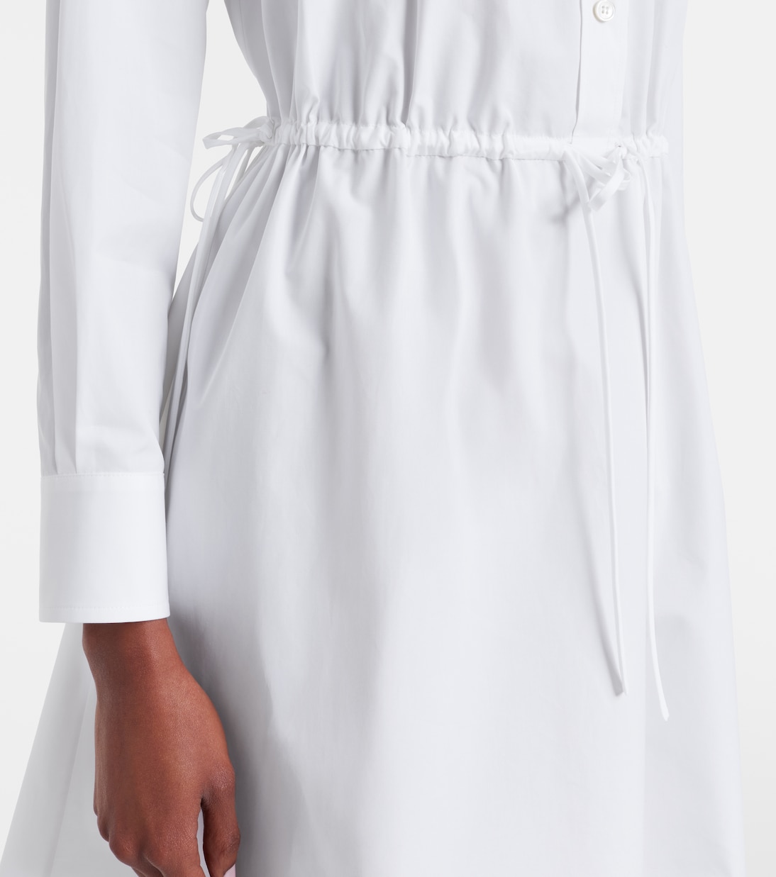 Hemdblusenkleid aus Baumwollpopeline | McQueen