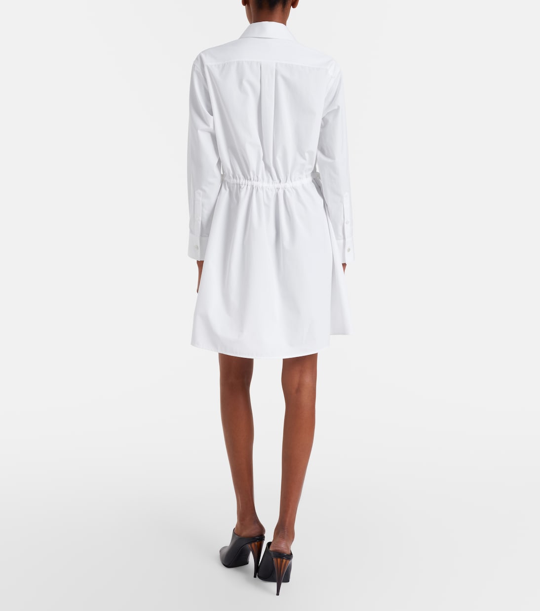 Hemdblusenkleid aus Baumwollpopeline | McQueen