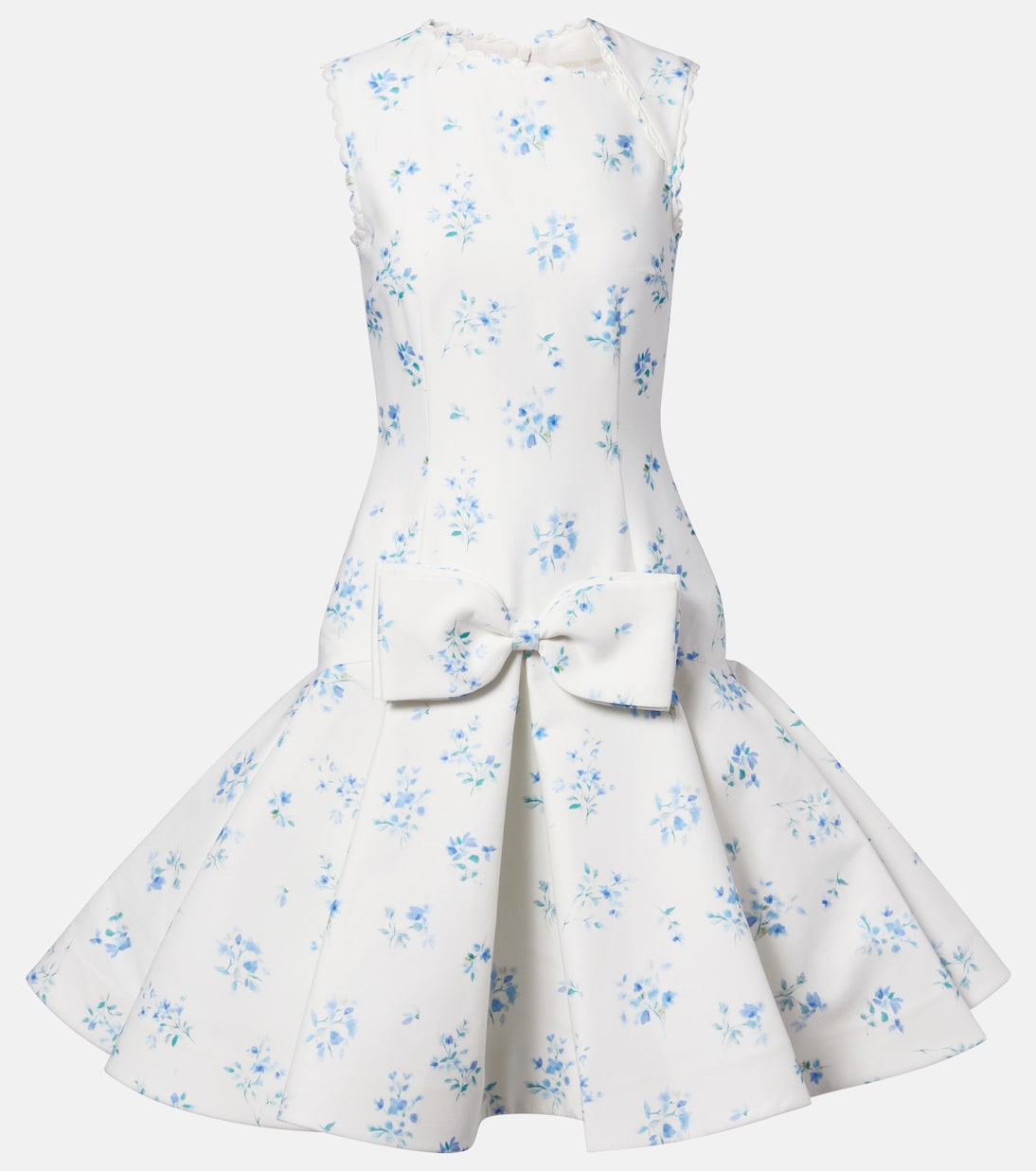 Floral cotton and silk minidress | Shushu/Tong