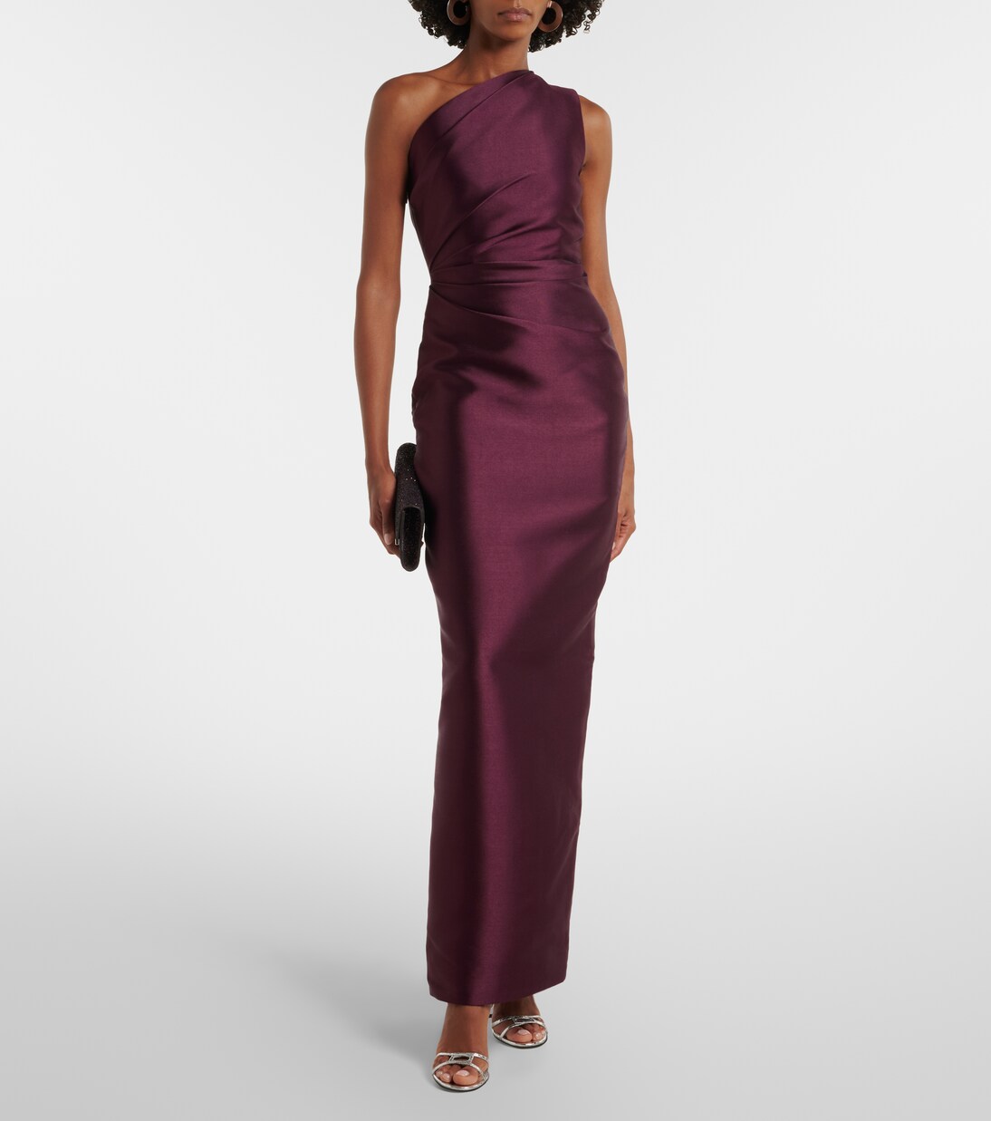 Robe Kira en satin | Solace London