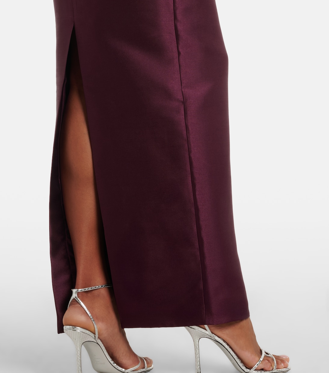 Robe Kira en satin | Solace London