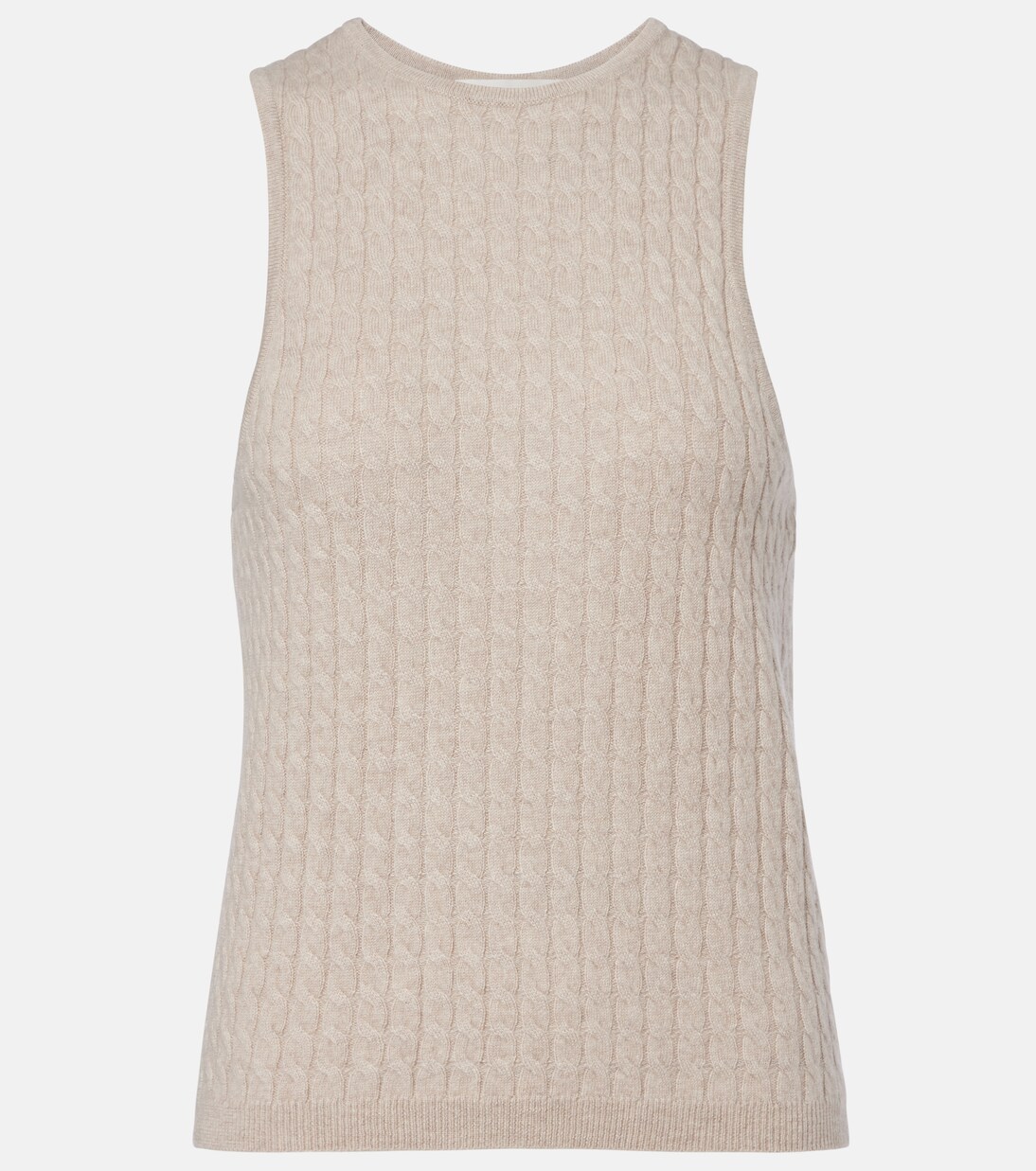 Iora cable-knit cashmere tank top | Lisa Yang