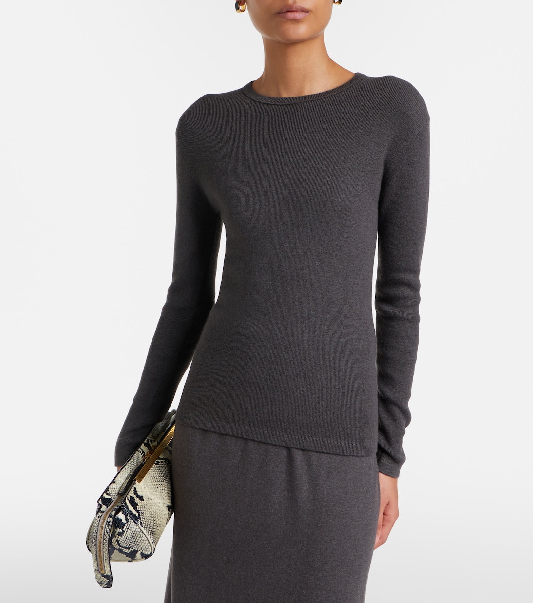 Vivian cotton and cashmere sweater | Lisa Yang